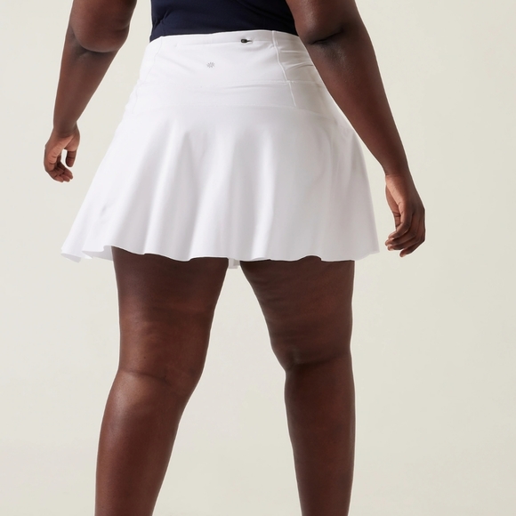 Athleta Ace 13.5" Tennis Skort Skirt in White 1X FP1067 - Picture 4 of 11